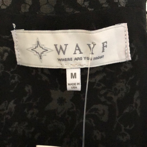 Black floral lace tank M - Picture 3 of 5